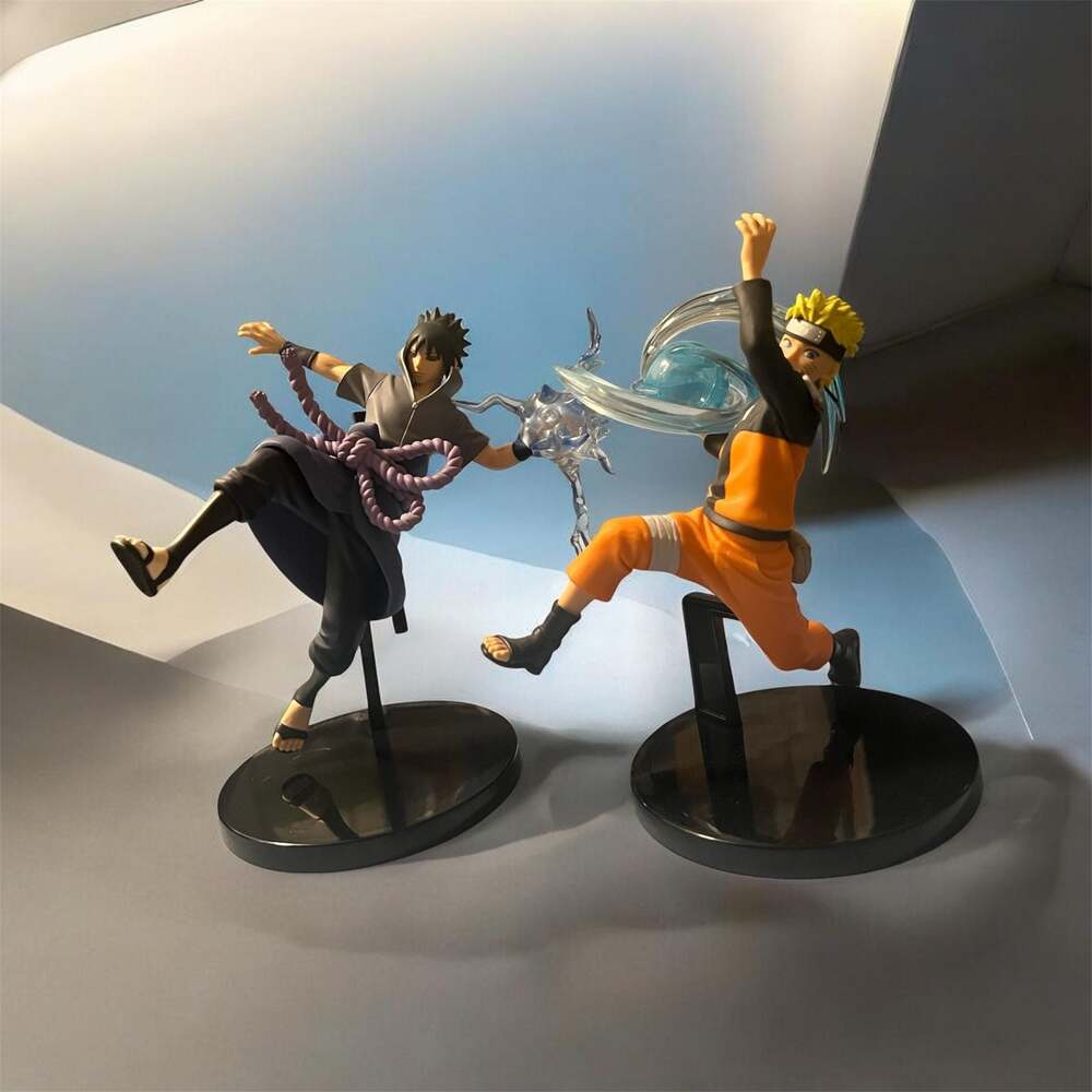 Bandai Namco Naruto Shippuden 20th Anniv Naruto and Uchiha Sasuke Figures Set
